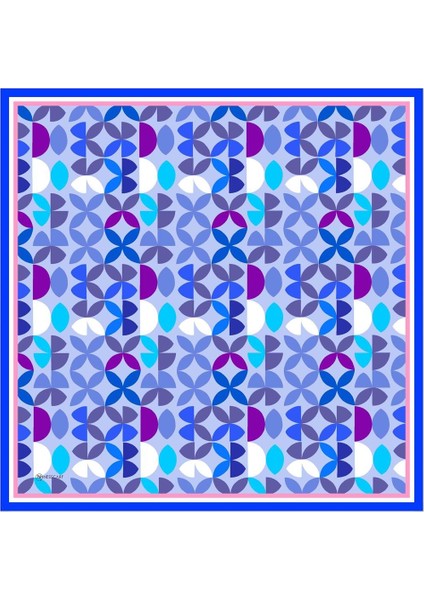 Laura Twill Eşarp Mavi