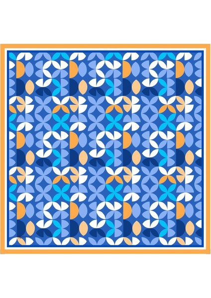 Laura Twill Eşarp Mavi