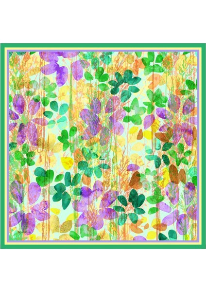 Afrodit Twill Eşarp Yeşil