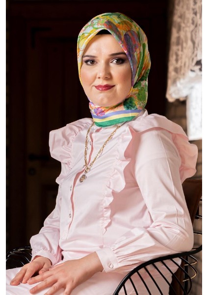 Afrodit Twill Eşarp Yeşil fiyatları