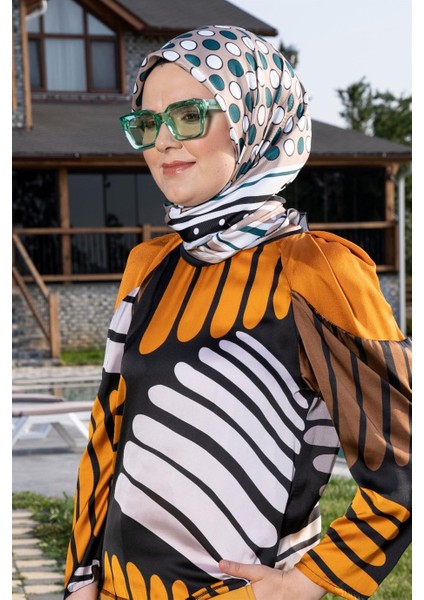 Oriana Twill Eşarp Vizon