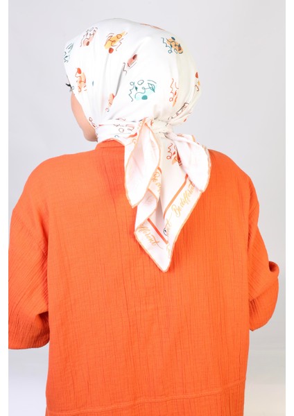 Be Different Twill Eşarp Turuncu fırsatları