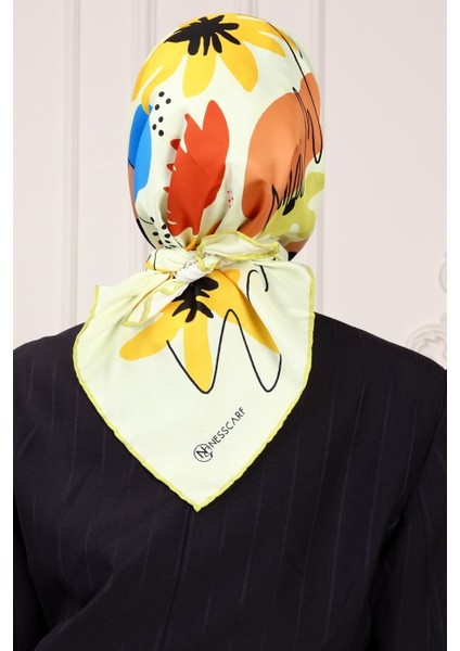 Olivia Twill Eşarp Sarı modelleri