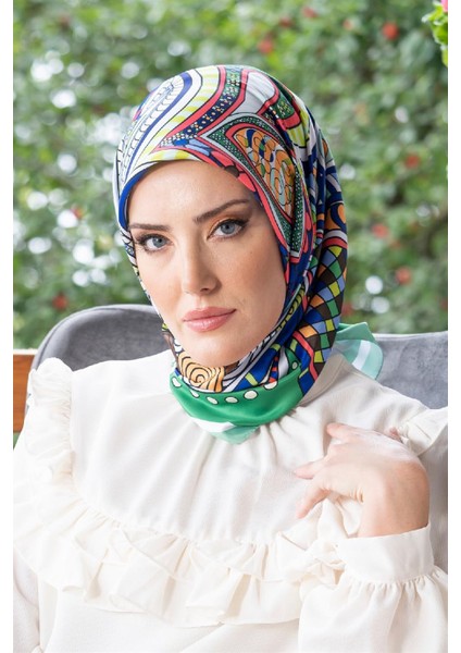 Nevina Twill Eşarp Yeşil fiyatları