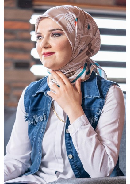 Daphne Twill Eşarp Vizon fiyatları