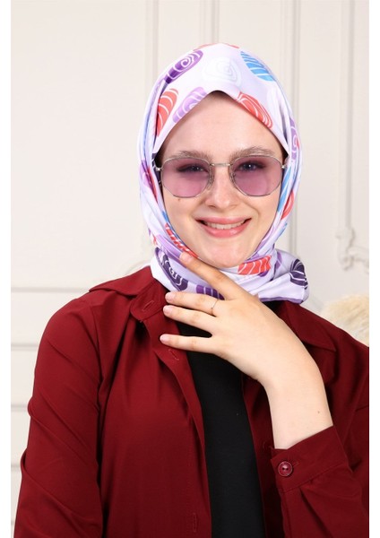 Dora Twill Eşarp Lila