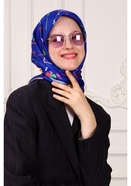 Valeria Twill Eşarp Saks