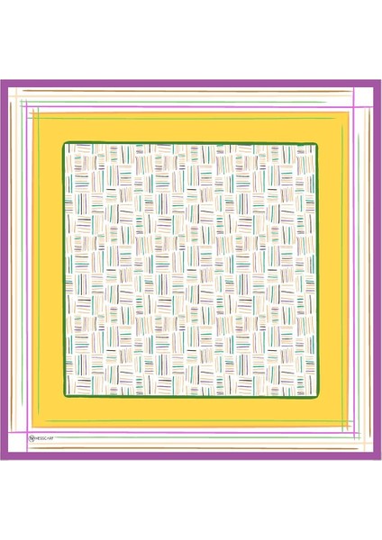 Nicci Twill Eşarp Sarı