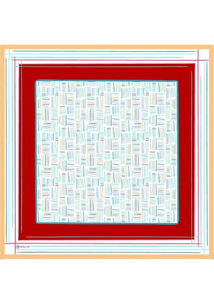 Nicci Twill Eşarp Kırmızı