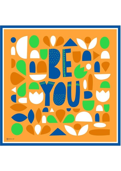 Bee You Twill Eşarp Turuncu