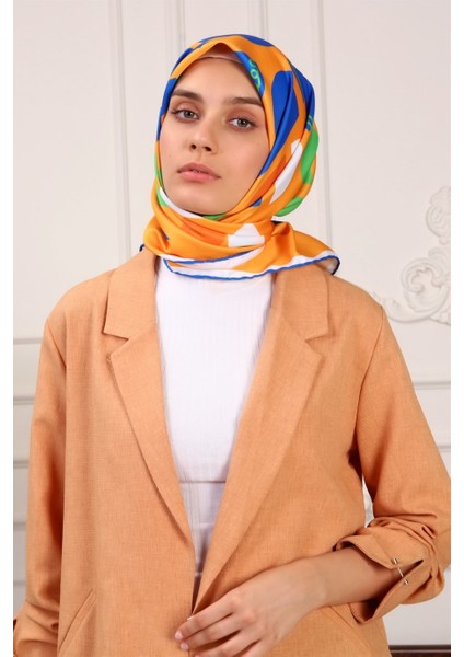 Bee You Twill Eşarp Turuncu modelleri