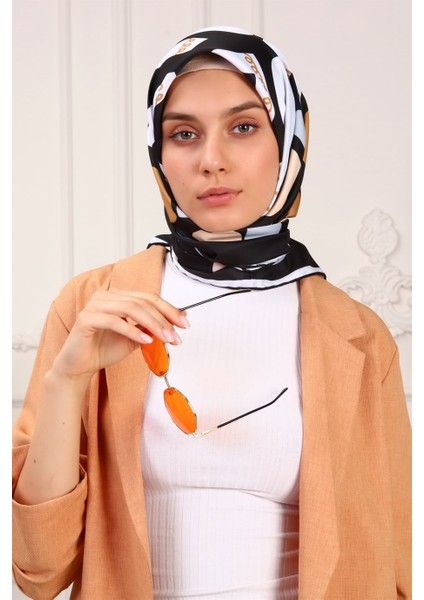 Bee You Twill Eşarp Siyah