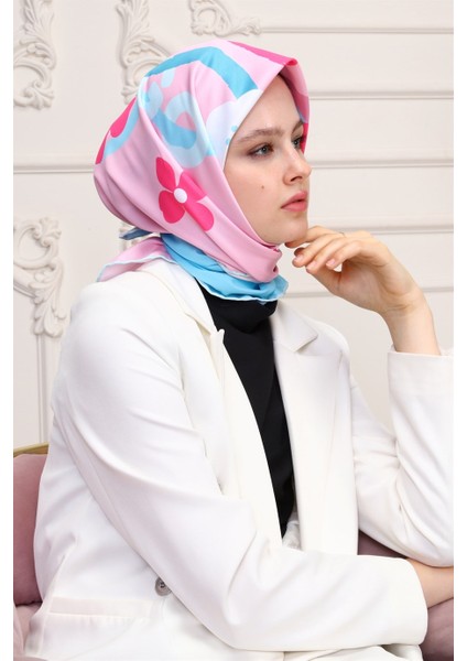 Let It Go Twill Eşarp Pembe modelleri