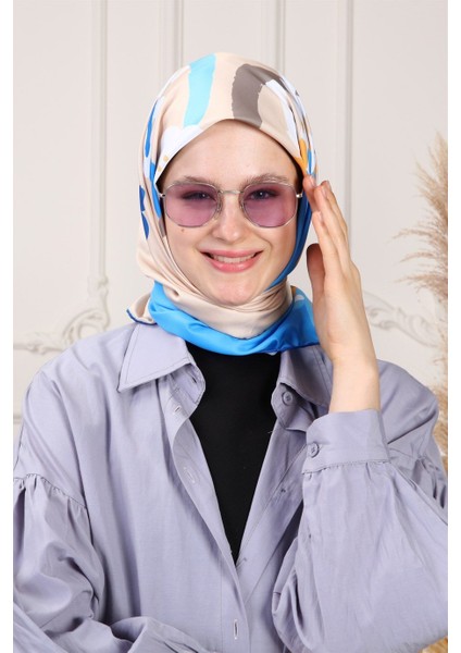 Let It Go Twill Eşarp Mavi fiyatları