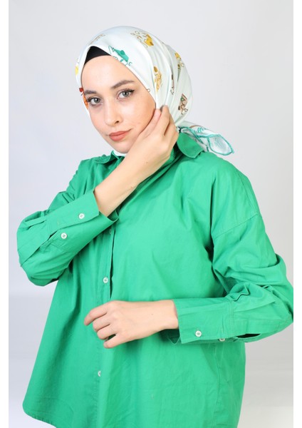 Be Different Twill Eşarp Yeşil