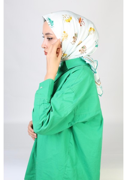 Be Different Twill Eşarp Yeşil modelleri