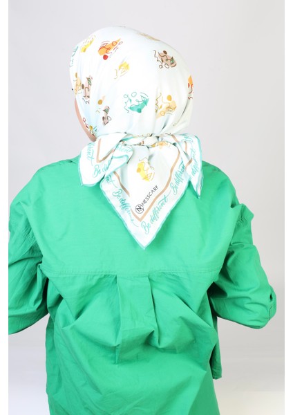 Be Different Twill Eşarp Yeşil fırsatları