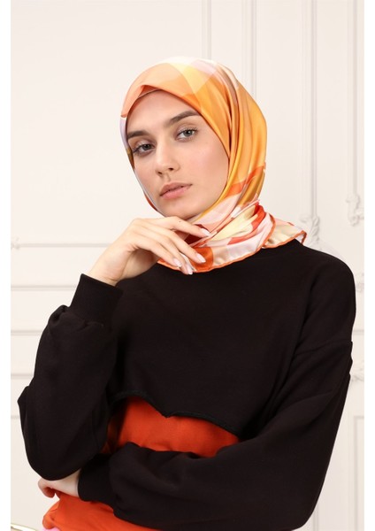 Belinda Twill Eşarp Turuncu fiyatları