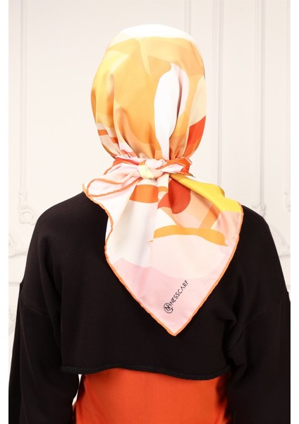 Belinda Twill Eşarp Turuncu modelleri