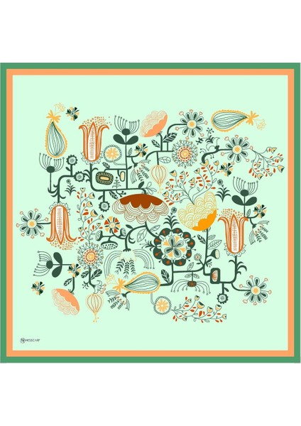 Revel Twill Eşarp Yeşil