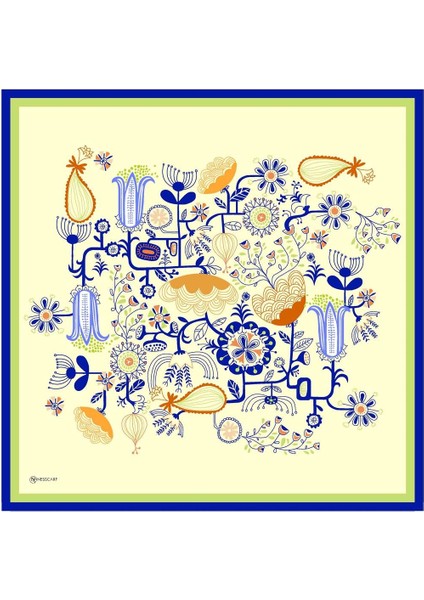 Revel Twill Eşarp Sarı