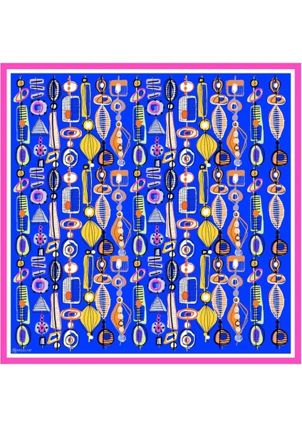 Mathilda Twill Eşarp Saks