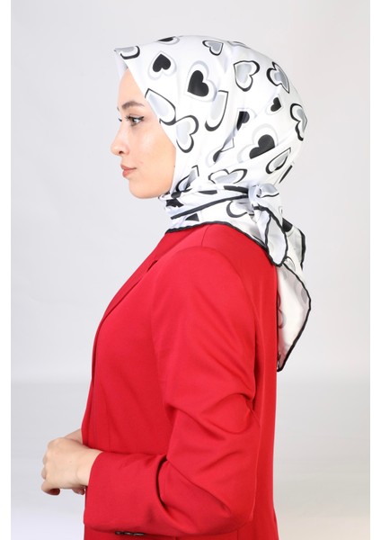 Cinta Twill Eşarp Beyaz modelleri