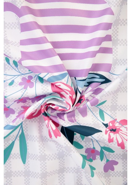 Mirala Twill Eşarp Lila fırsatları