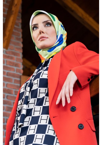 Aldina Twill Eşarp Yeşil modelleri