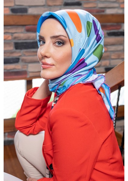 Aldina Twill Eşarp Turkuaz fiyatları