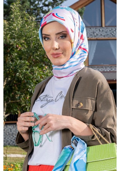 Eyalen Twill Eşarp Pembe modelleri