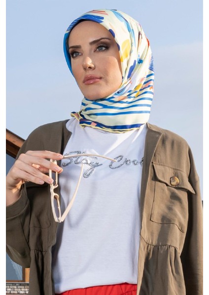 Eyalen Twill Eşarp Sarı