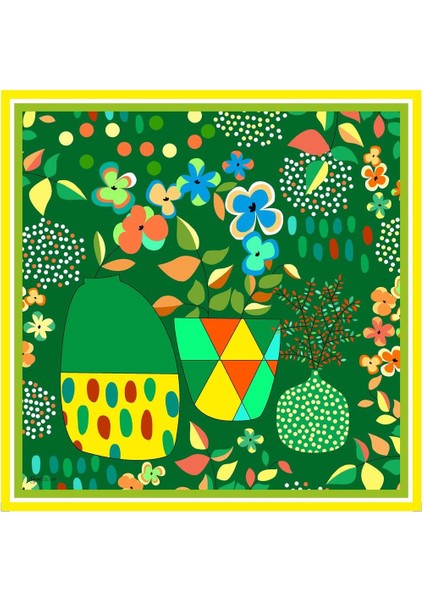 Monica Twill Eşarp Yeşil