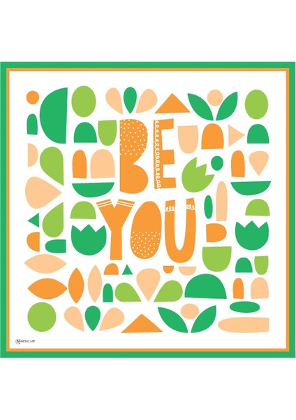 Bee You Twill Eşarp Beyaz