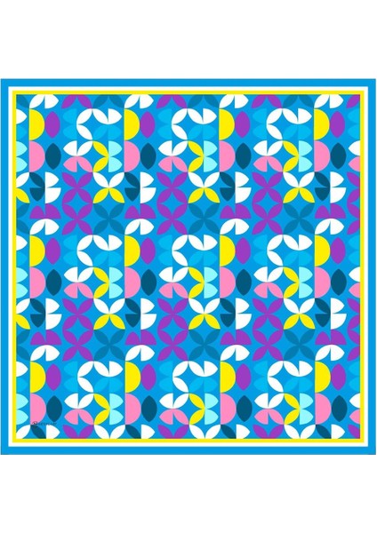 Laura Twill Eşarp Mavi