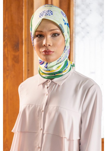 Polina Twill Eşarp Yeşil fiyatları