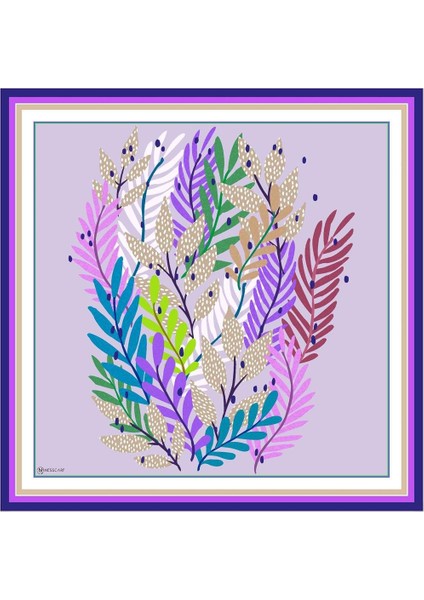 Atene Twill Eşarp Lila