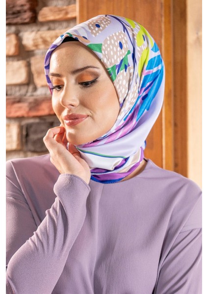 Atene Twill Eşarp Lila modelleri