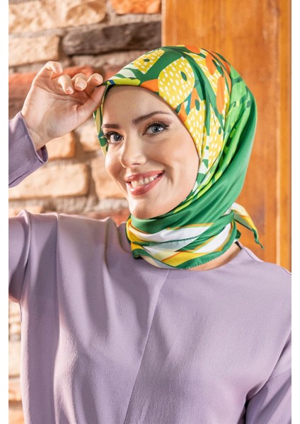 Atene Twill Eşarp Yeşil