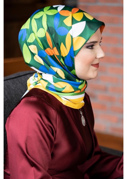 Laura Twill Eşarp Yeşil