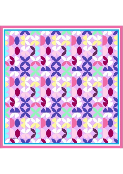 Laura Twill Eşarp Mor