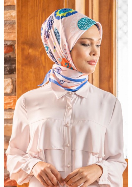 Polina Twill Eşarp Vizon modelleri