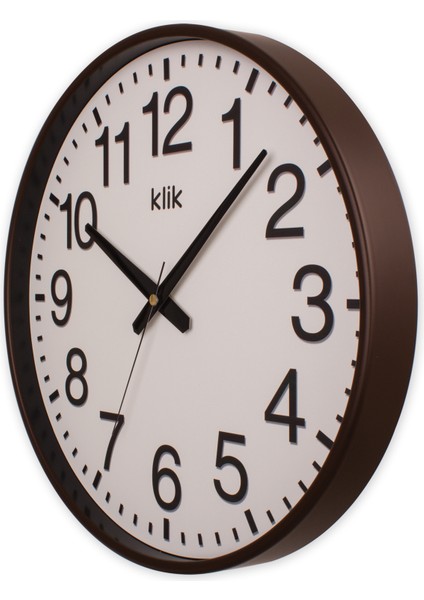 Simplex Kahverengi Minimalist Duvar Saati modelleri