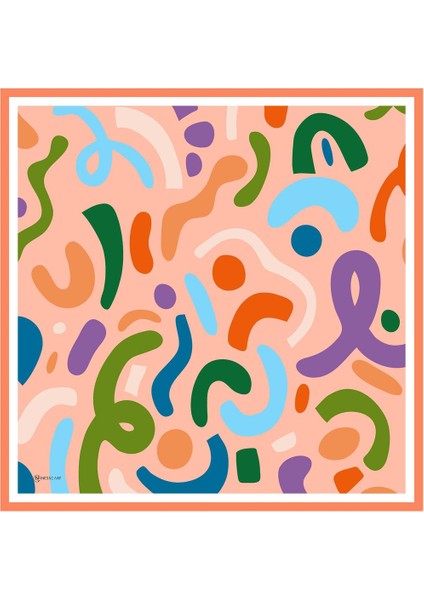 Aldina Twill Eşarp Turuncu