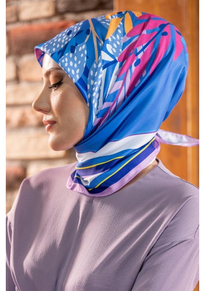 Atene Twill Eşarp Indigo modelleri