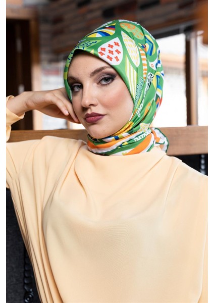 Helisia Twill Eşarp Yeşil modelleri