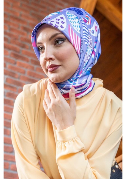 Helisia Twill Eşarp Mor fiyatları