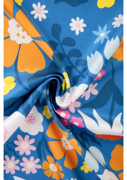 Melany Twill Eşarp Mavi modelleri