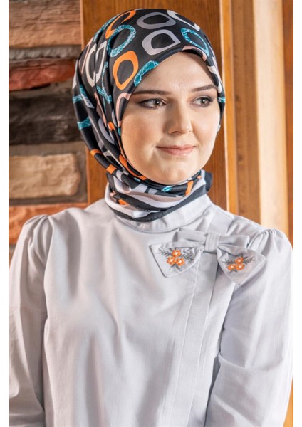 Loly Twill Eşarp Siyah modelleri