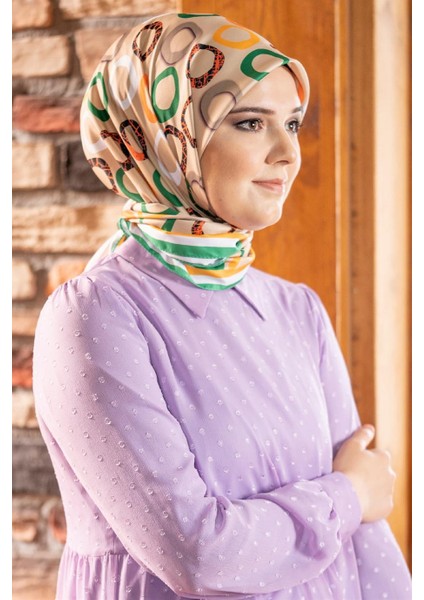 Loly Twill Eşarp Vizon modelleri